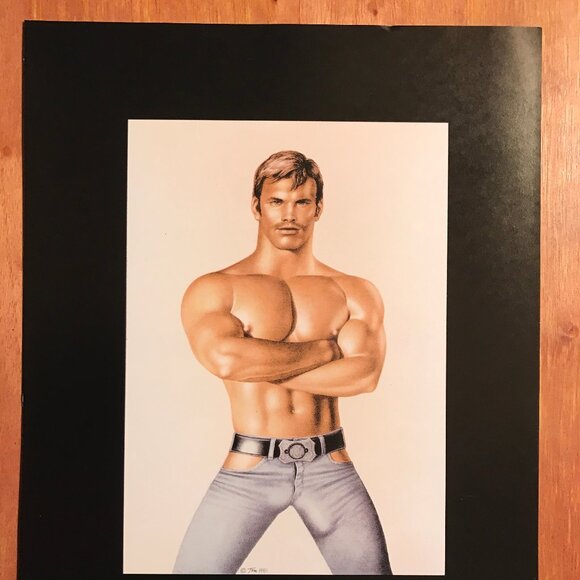 Art Page/Print TOM of FINLAND Book Retrospective #3 1st ed. 1997 Boots Jeans TF1 - Picture 1 of 2